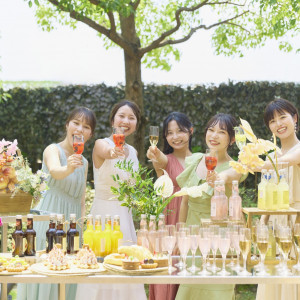 ガーデンで乾杯|キャッスルガーデン OSAKAの写真(49512656)