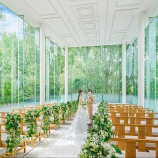 【土曜限定】*Amazon3万ギフト*3面ガラス張り&緑溢れる挙式体験