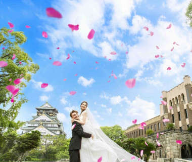優美な存在感を放つ場所から、ふたりの新たなページを綴る一日がはじまる