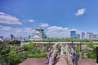 絶景の中で非日常のセレモニー|THE LANDMARK SQUARE OSAKA（ザ ランドマークスクエア オオサカ）の写真(41925740)