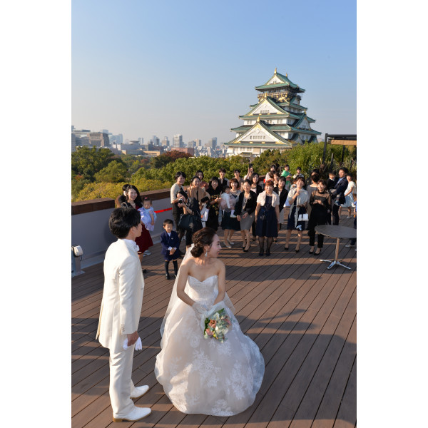 絵になる放物線 The Landmark Square Osaka ザ ランドマークスクエア オオサカ ウエディングパーク