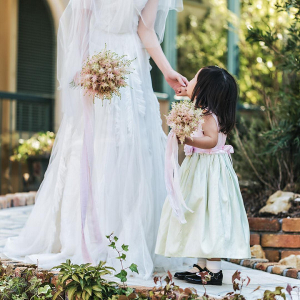 お子様にとってパパとママの結婚式は大切な思い出♪