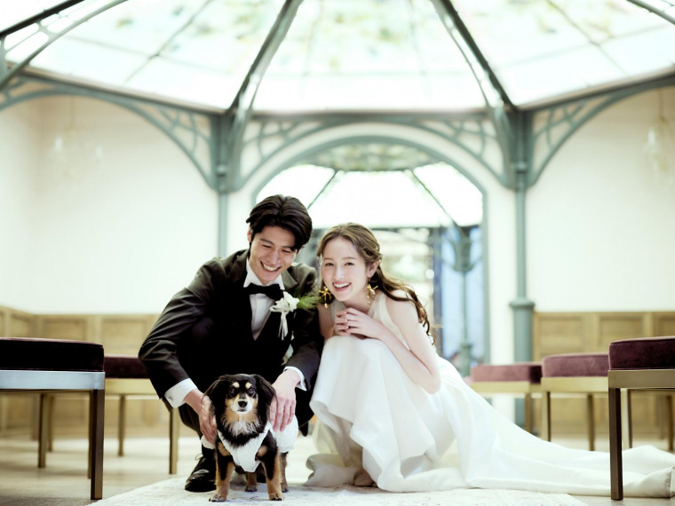 【全館ペットOK！】挙式からパーティ中もずっと一緒に過ごせる