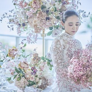 《ドレス試着&豪華試食》海辺の大聖堂×オーシャンビュー貸切会場見学!