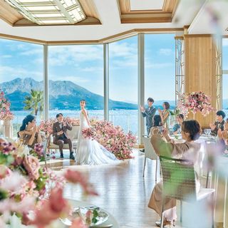 平日なら《人気演出ALL体験》桜島×海の絶景会場&大聖堂見学!絶品試食