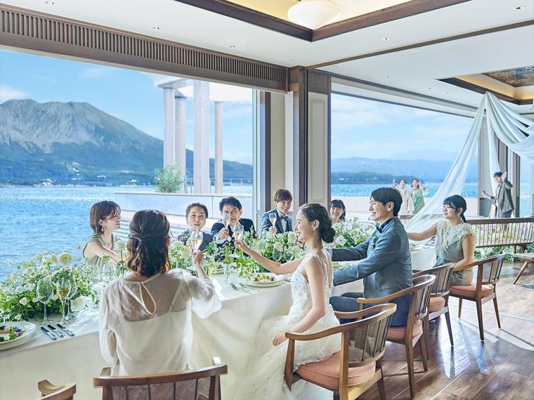 ［少人数で貸切OK］桜島×海×大聖堂！地上30m絶景リゾート