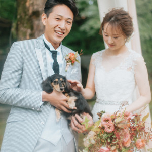 わんちゃんと一緒に結婚式|つま恋リゾート 彩の郷の写真(26610925)