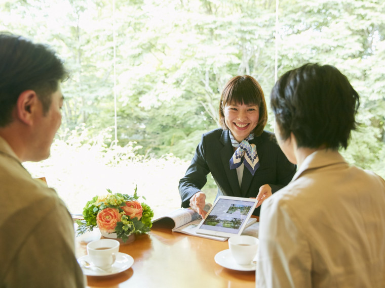 安心できる人柄が魅力のプランナー「まずは一度お話しましょう」