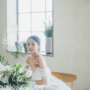 当会場でも人気なオフショルダードレス|Le chic unjour(ラシックアンジュール)の写真(53057516)