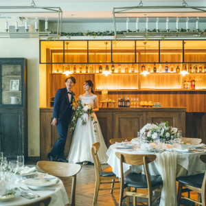 カウンターでデザートビュッフェやオリジナルカクテルも|Le chic unjour(ラシックアンジュール)の写真(53050148)