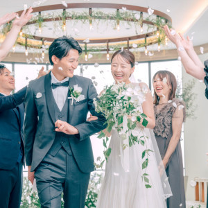 対面式だから叶う退場シーン|Le chic unjour（ラシックアンジュール）の写真(53057301)