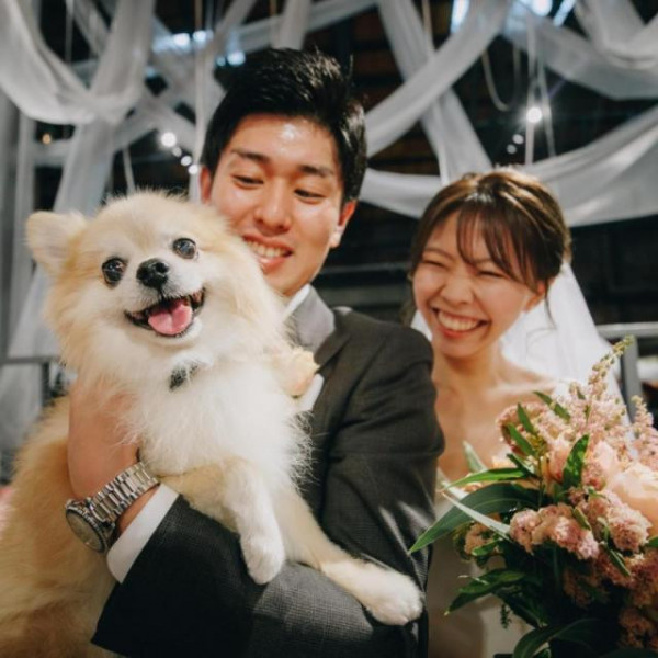 大切な家族の一員♡愛犬と一緒のウエディングも大歓迎！
