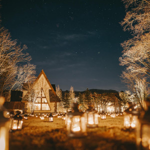 【冬季シーズン限定】星空の下で叶えるキャンドルナイトウエディング