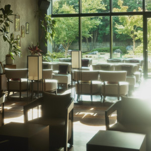 庭園を望むこだわり設計|岐阜モノリスの写真(53679359)