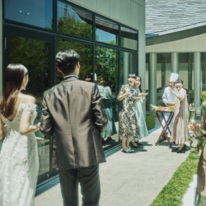 ガーデンでのデザートビュッフェなど過ごし方は自由に|岐阜モノリスの写真(54487340)