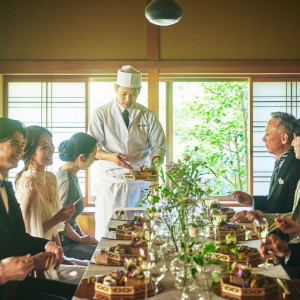 プライベートキッチンから出来立てのお料理をご提供|岐阜モノリスの写真(54508256)