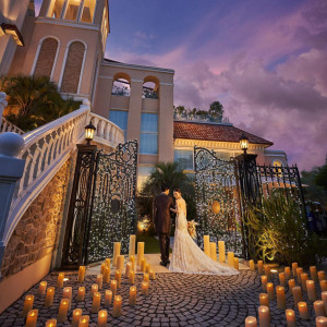 下見した会場の写真