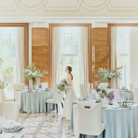 気品溢れるクラシックなダイニング（ジアルディーノ・デレ・ステーレ）