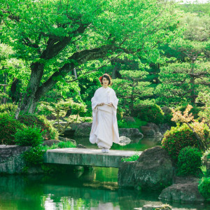 国名勝指定庭園「神苑」を眺めながら過ごす贅沢な一日