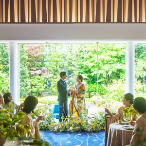 和装も映えるバンケットの空間 おふたりのコンセプトに合わせたコーディネートを|岡山モノリスの写真(54505054)