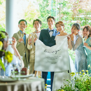 大切な人だけに囲まれて過ごす喜びの詰まった一日|岡山モノリスの写真(54505053)