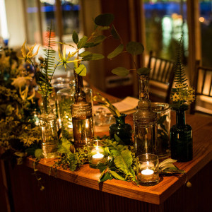 メインテーブルの夜の雰囲気もGOOD◎|NAKANOSHIMA TERRACE #AND ME /中之島テラス#アンドミーの写真(2412467)