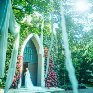 都会の中心で、四季の彩りと静けさを感じるロケーション|南青山サンタキアラ教会の写真(55676377)