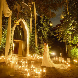 ナイトフォトは、昼間とは違う表情を映してくれる|南青山サンタキアラ教会の写真(55676904)