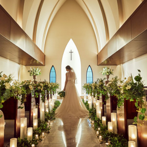 本物の愛を誓うにふさわしい荘厳な空間|南青山サンタキアラ教会の写真(27617638)