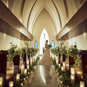 本物の愛を誓うにふさわしい荘厳な空間|南青山サンタキアラ教会の写真(2178248)