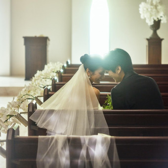 家族の絆が確かめられる、あたたかな挙式に