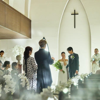 挙式では珍しい、お手紙の朗読のセレモニー