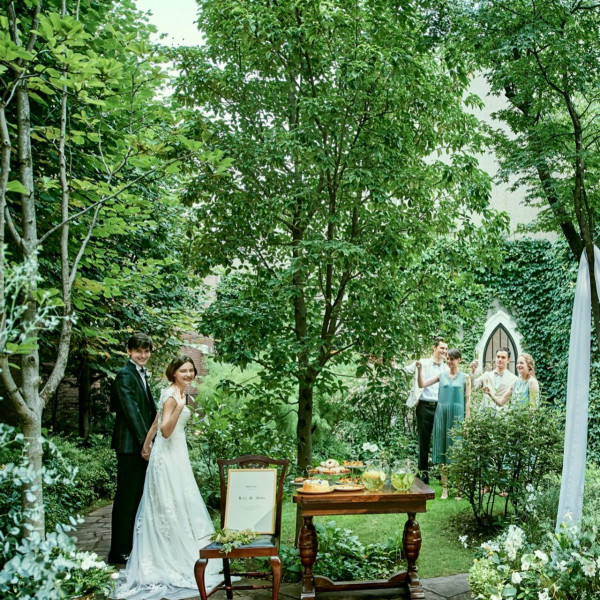 表参道徒歩1分なのに緑あふれるガーデンパーティが叶います