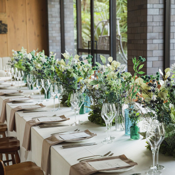 ゲスト様に合わせたコーディネート