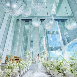 ＼140万特典&最大5万円ギフト付！／天空チャペル×試食×ドレス体験