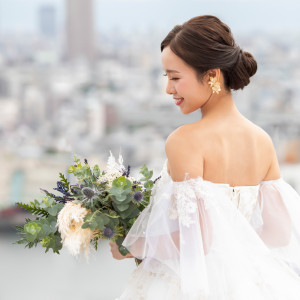 地上60mの非日常感のある景色をご用意|ノートルダム大阪ONE/FIVESTAR WEDDINGの写真(24239631)