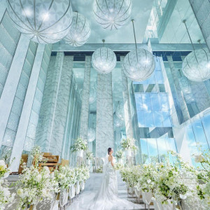 残1【満足度No.1】空と光に包まれる天空チャペル体験×豪華試食