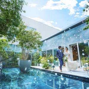 garden pool|MIRAIE Wedding（ミライエウエディング）の写真(54889885)