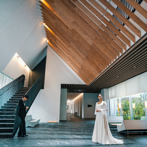 世界的建築家隈研吾氏の設計|MIRAIE Wedding（ミライエウエディング）の写真(20630744)