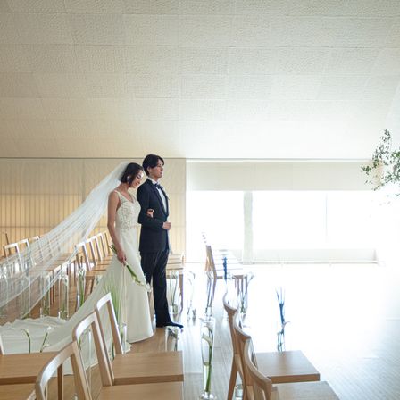 柔らかな光の中で交わす永遠の約束|MIRAIE Wedding（ミライエウエディング）の写真(34244960)