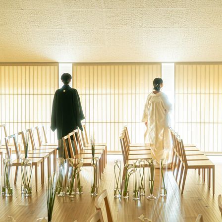 隈研吾デザイン唯一無二のチャペル|MIRAIE Wedding（ミライエウエディング）の写真(42042707)