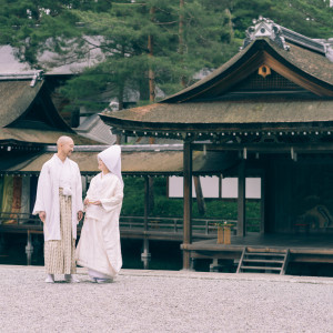 挙式を身曾岐神社にて行う事も出来ます|ル・ピオニエ（オズブライダル）の写真(45322352)