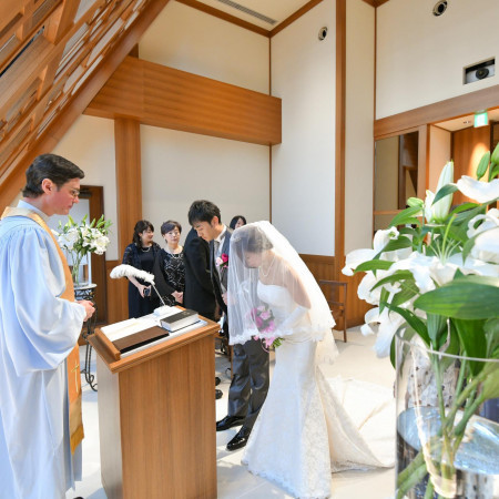 【結婚式当日】教会式