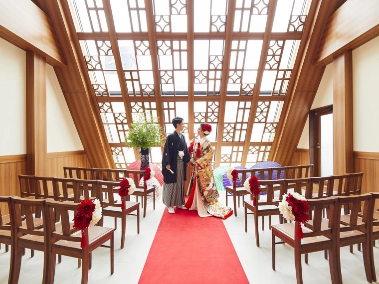 和風結婚式 Chapel Kagura チャペル神楽 ウエディングパーク