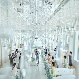 【天空のチャペル】感動挙式体験＊国産牛コース試食×6万ギフト贈呈