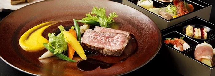 ホテルならではの、華やかな創作西洋料理でゲストをおもてなし。