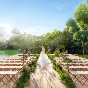 月1【6万ギフト×103万特典】庭園挙式体験×庭園一望×4万円試食