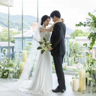 眺めの良い贅沢チャペルでも撮影可能。