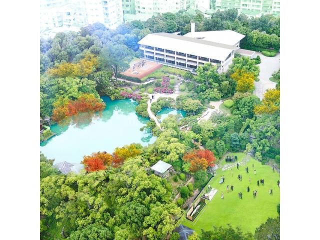 四季の彩りが美しい6000坪の日本庭園見学