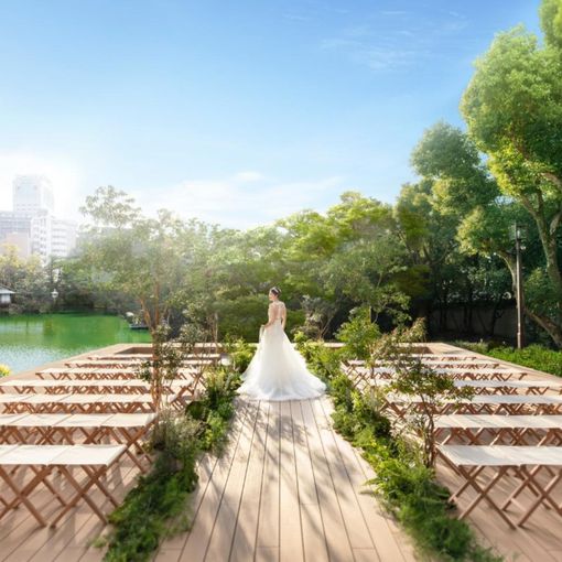 ＴＨＥ ＳＯＲＡＫＵＥＮ （相楽園）の結婚式の公式写真（1枚目）